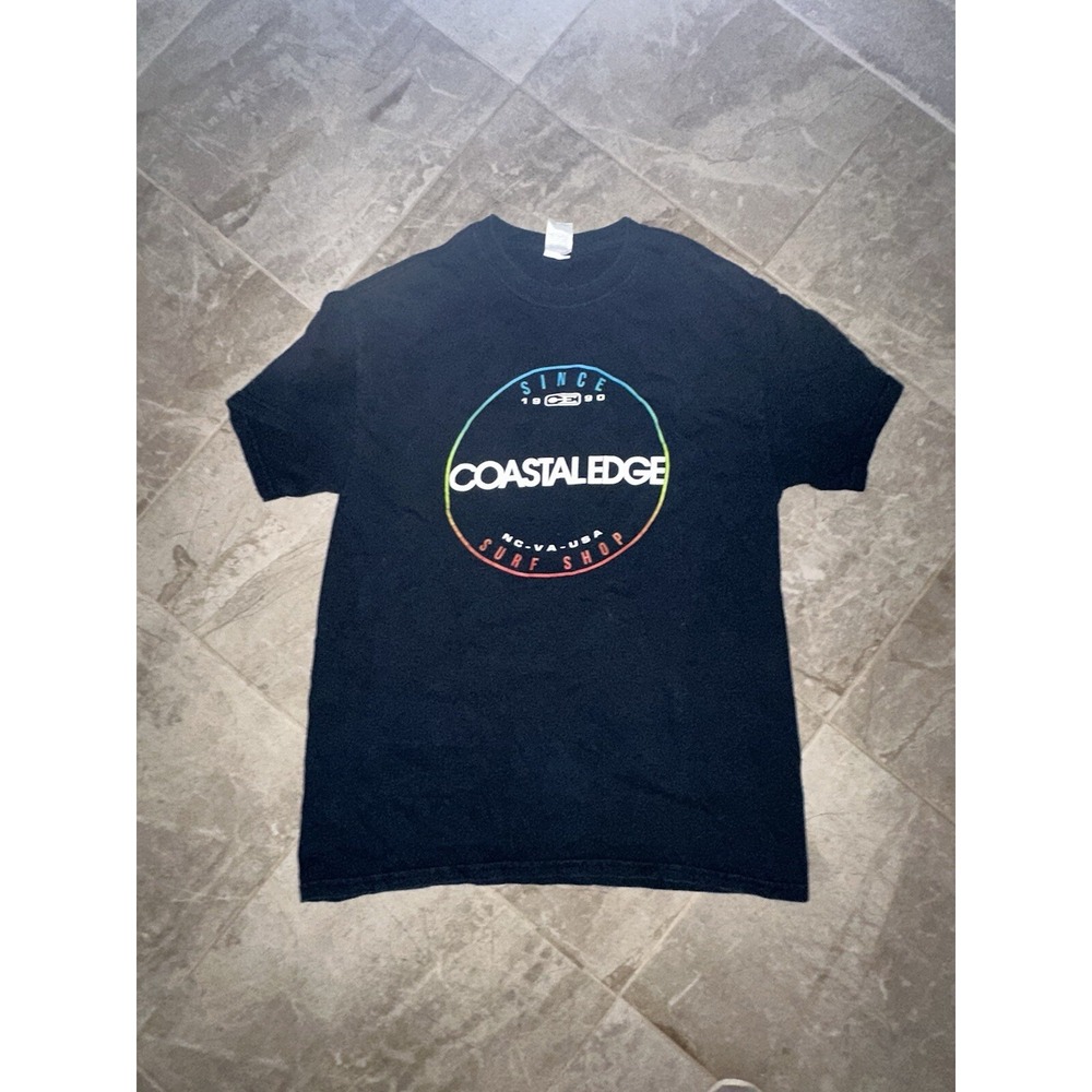 Coastal Edge Men's Surf‎ T-shirt Medium Logo SURF SKATE